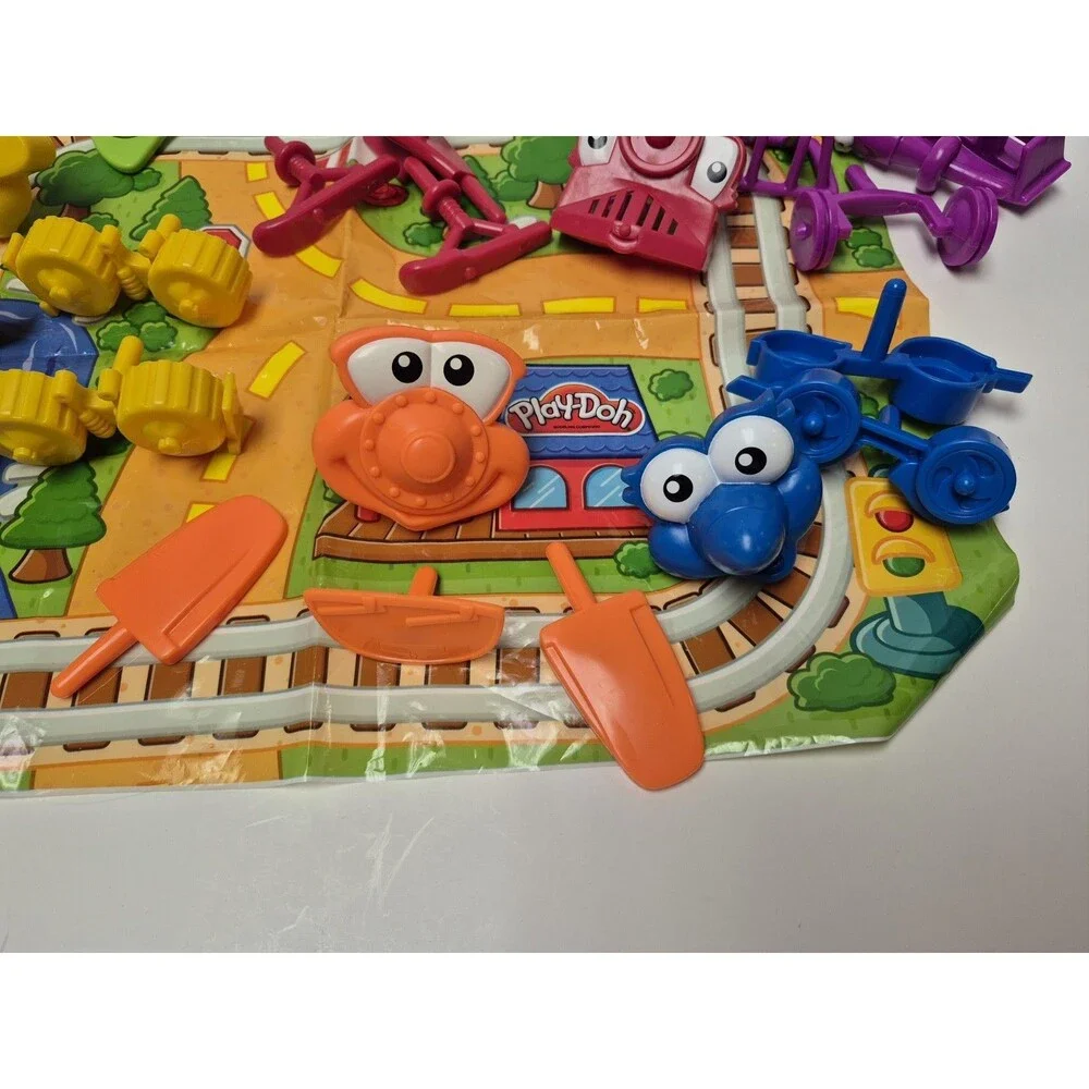 PLAY-DOH 1st Creations Cars Trains Planes 22 pieces, used no case